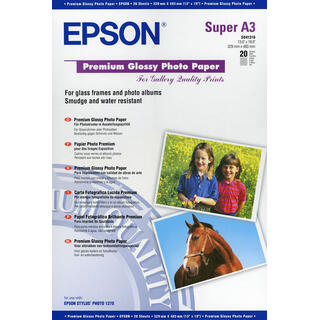 Epson Premium Glossy Photo Paper A3+ A3+  20 ark 255g